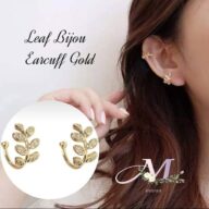 イヤーカフ イヤーカフス 小ぶり カフス イヤーカフ 小さい 小さめ シンプル ビジュー リーフ ゴールド 大人 カジュアル レディース 韓国 韓国ファッション