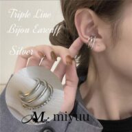 イヤーカフ イヤーカフス シルバー ゴールド 片耳用 レディース イヤカフ イヤリング シンプル 大人 エレガント 結婚式 パーティ カジュアル 韓国