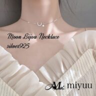 ネックレス シルバー レディース アクセサリー シンプル ムーン 月 ビジュー ネックレス シルバー 星 量産型 韓国 かわいい プレゼント キラキラ