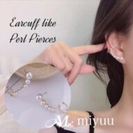 ピアス パール パールピアス 大ぶり 大きめピアス 大人 イヤーカフ イヤーカフス 型 レディース イヤーカフ ゴールド ゴールドピアス 韓国 アクセサリー