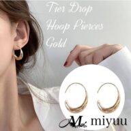 ピアス ゴールド 大ぶり 大き目 フープ ープピアス ティアドロップ しずく 大きめ 韓国 アクセサリー レディース 大人 おしゃれ カジュアル プレゼント