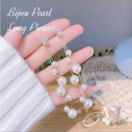 ピアス パールピアス パール ロングピアス 大人 かわいい 高級感 韓国 レディース ゴールド ゴールドピアス エレガント アクセサリー