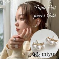 ピアス 金属アレルギー対応 パールピアス ゴールドピアス 大ぶり かわいい レディース パールピアス 普段使い 結婚式 おしゃれ オフィス ギフト 韓国 IZ*ONE